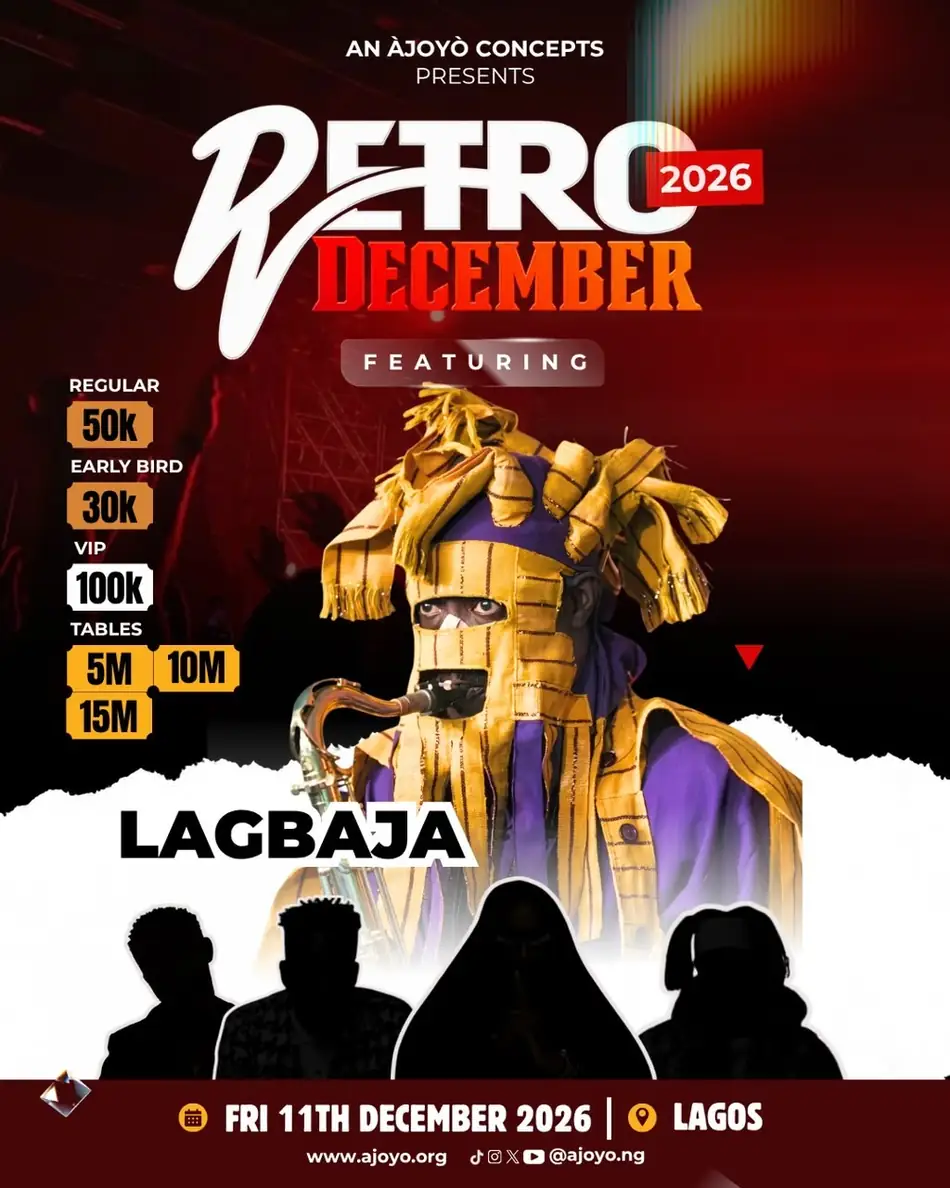 Ajoyo Retro December — Event promotional design